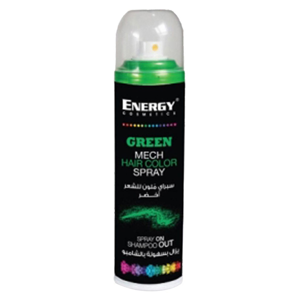 mech hair color spray -  green - 100ml