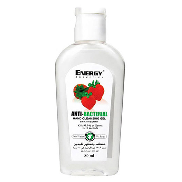 anti-bacterial hand cleansing gel - strawberry - 8ml