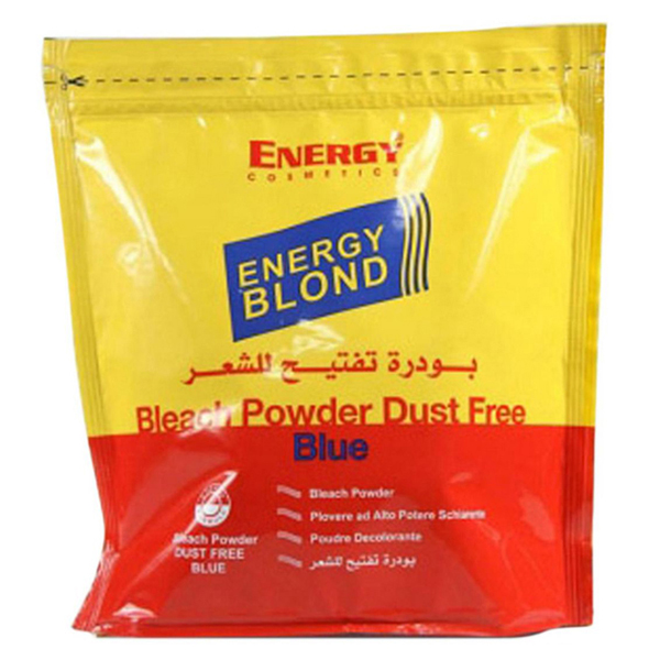 energy blond bleach powder dust free blue